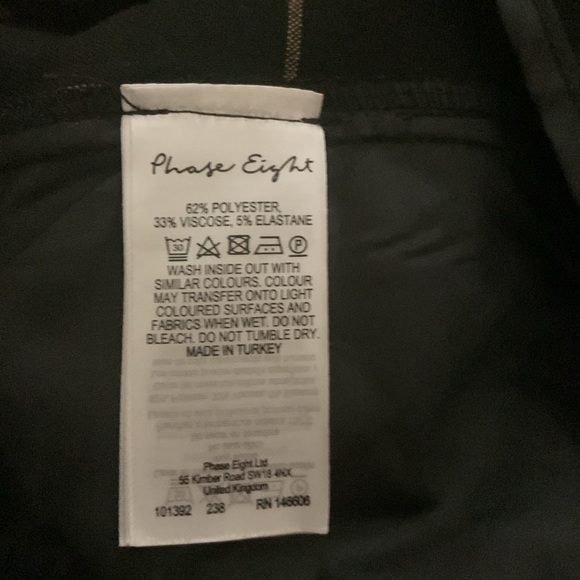 Phase Eight Aston Check Trouser with cuffed hem - Picture 11 of 11